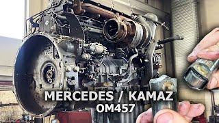 COMPLETE MERCEDES AXOR ENGINE REPAIR. DISASSEMBLING, ASSEMBLY AND STARTING MOTOR OM457