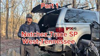 Truck Camping at Natchez Trace State Park and Backpacking into the backcountry. #truckcamping