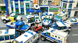 LEGO Cars and Trucks for kids and big Police station