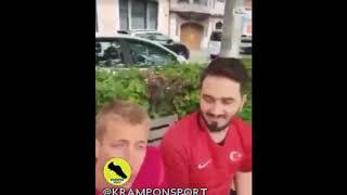 Emre belezoğluna fırça gösteren belçikalı