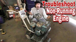 How To Troubleshoot A Non-Running Engine (1974 Sears Rototiller) with Taryl