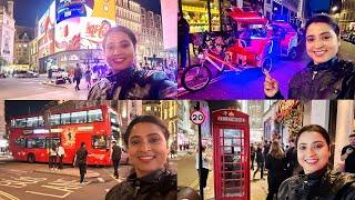 LONDON 2024 || Luxury Rickshaw In London || Leicester Square & Piccadilly Circus || London At Night