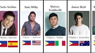 Handsome Filipino Celebrities with Foreign Blood #filipinocelebrities