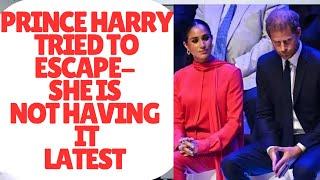 PRINCE HARRY TRIED TO ESCAPE BUT NO MEGHAN IS NOW APPEARING TOO.LATEST NEWS #meghan #meghanharrynews