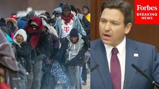 DeSantis Touts Efforts To 'End The Illegal Immigration Crisis' In Florida State Of The State Address