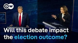 Could the Trump-Harris presidential debate sway undecided voters? | DW News