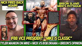 IFBB Vice President: "Mike Sommerfeld IS CLASSIC" + Nick Walker FIRES BACK + Breon VS Men's Physique