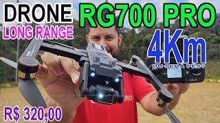 Drone RG700 Pro com GPS  Long range teste de Distância e RTH qual máximo de Distância drone chega