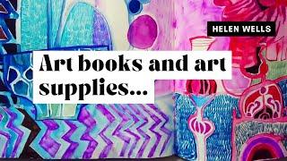 Art books and art supplies