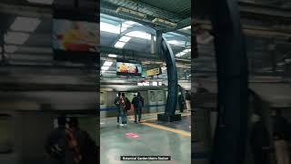 Botanical Garden Metro Station Noida | 2 Station at Botanical Garden Metro Station #Shorts