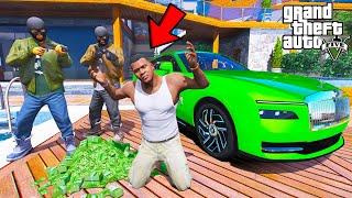 Franklin's House Robbed By Thieves In GTA 5 | SHINCHAN and CHOP
