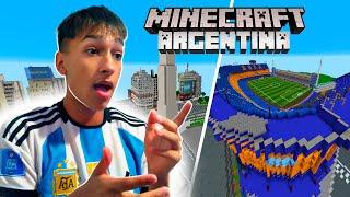 TODA ARGENTINA RECREADA en MINECRAFT