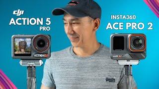 DJI Action 5 PRO vs Insta360 Ace PRO 2: The NEW BEST Action Camera