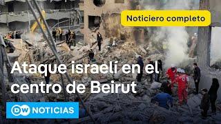  DW Noticias 23 noviembre: 15 muertos tras bombardeo en Beirut [Noticiero completo]