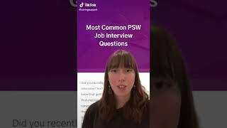 Most Common PSW Job Interview Questions | Caring Support