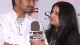 Thalapathy Vijay about his wife Sangeetha/Sangeetha Mam's support for his acting career