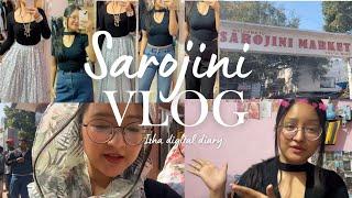 Sarojini nagar , shopping vlog & try on haul **