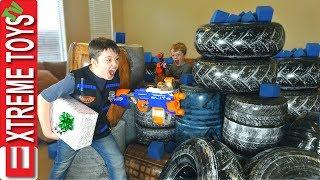 Battle Bunkerz Nerf Blaster Attack! The Missing Christmas Present.