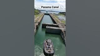 Panama Canal time lapse on one of the locks.