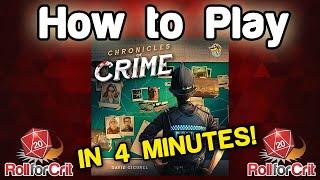 How to Play Chronicles of Crime | Roll For Crit