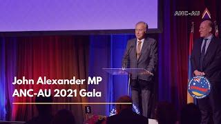 John Alexander MP's Remarks at the ANC-AU Gala