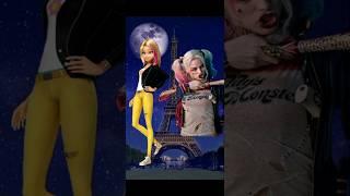 Miraculous girlsas Harley Quinn️ #miraculous #shorts #viral