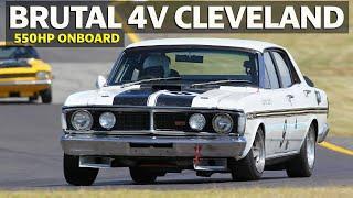 Aussie Muscle Unleashed: Wild 351 4V Cleveland GTHO Falcon  | Onboard Historic Racing Mayhem