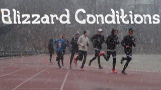 WE WORKED OUT IN A BLIZZARD!!!