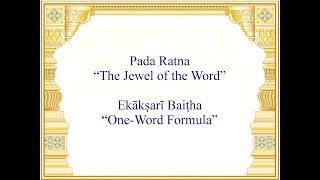 Pada Ratna: One Word Formula to Harness the Total Potential of Natural Law