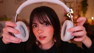 ASMR with Noise Suppression Headphones (personal attention, gentle, muffled, quiet)