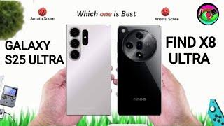 GALAXY S 25 ULTRA  5G VS OPPO FIND X8 ULTRA  5G FULL COMPARISON ( WHICH ONE IS BETTER FOR YOU ?  )