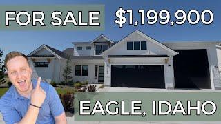 Eagle Idaho Luxury Home Tour | $1,199,900 | Solitude Homes | Legacy Subdivision | RV Bay | For Sale