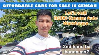 Affordable used cars for sale at RCBC Gensan Auto Warehouse