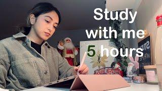 Study With Me Live Stream - 5 real hours