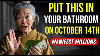 BE RICH! If you PUT this in your BATHROOM on october 14th, Goodbye Poverty | Buddhist Teachings