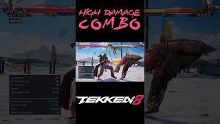 Trying Some High Damage Combos ! Tekken 8 #shorts