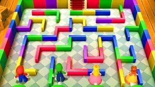 Mario Party 10 - Master Difficulty - Mario vs Luigi vs Peach vs Daisy - Minigames