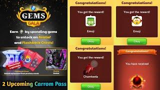 2 New Upcoming Carrom Pass||New Upcoming Offers Free||New Trails||Gems Gala||#CarromPool