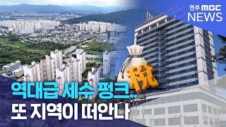 역대급 세수 펑크.. 또 지역이 떠안나 | 전주MBC 240926 방송