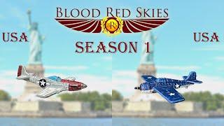 USA vs. USA | Season 1 Ep 2 | Blood Red Skies Battle Report