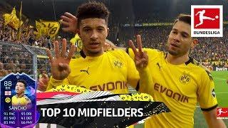 Top 10 Midfielders - Reus, Sancho, Müller & More | EA SPORTS FIFA 20