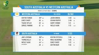 CASC Toyota Second XI - Round 1 - South Australia v Western Australia - Day 2