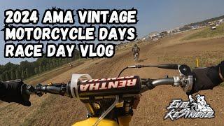 2024 AMA Vintage Motorcycle Days Motocross Race Day Footage