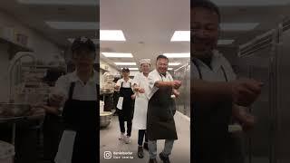 Dimsum team learning how to dance #dimsum #coworker #staff #dancing