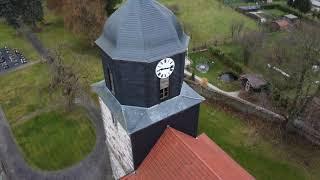 Oechsen  Wehrkirche St. Laurentius | DJI Mini 2 Footage | Thüringen  Herbst´21 