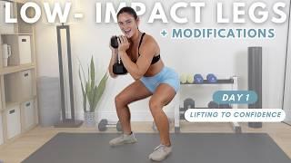 KNEE-FRIENDLY LEG WORKOUT (with modifications)