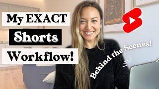 My ENTIRE YouTube Shorts Workflow EXPOSED  | Step-by-Step Tutorial + Behind the Scenes!