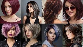 latest 2024 fashion hair colour trends for women with short  hairs!#styleinspiration  #topstyles