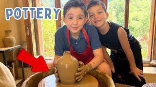 Get Messy and Make Pottery! Pottery Adventure Family Trips 🪴 Educational Videos for Kids