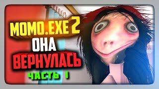 MOMO.EXE 2 - ОНА ВЕРНУЛАСЬ!  MOMO.EXE 2 HORROR GAME Прохождение #1